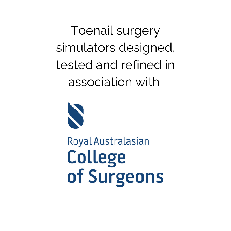 Ingrown toenail surgical simulator - replacement toe 5 pack - Medimodels